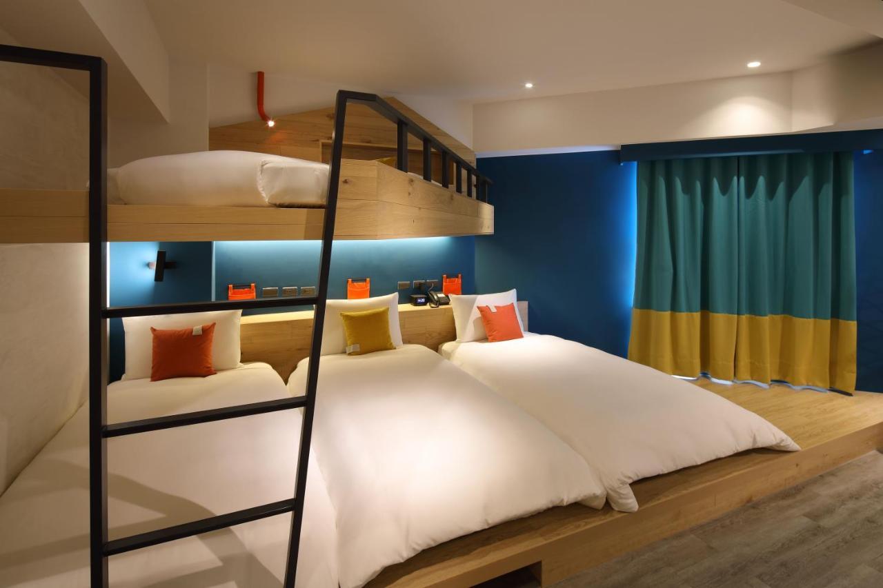 Olah Poshtel - Hualien Zhongfu Hotel Bagian luar foto